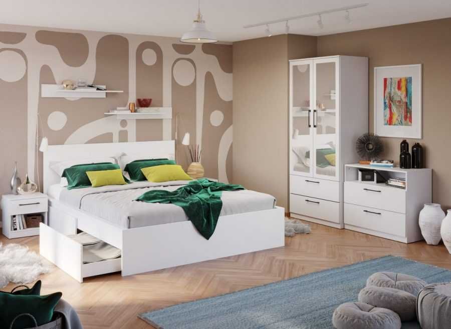 Set Dormitor Snow C08 cu oglinda