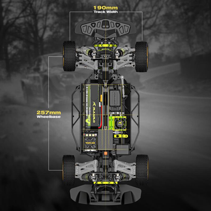 Rlaarlo 4WD машина радиуправляимая