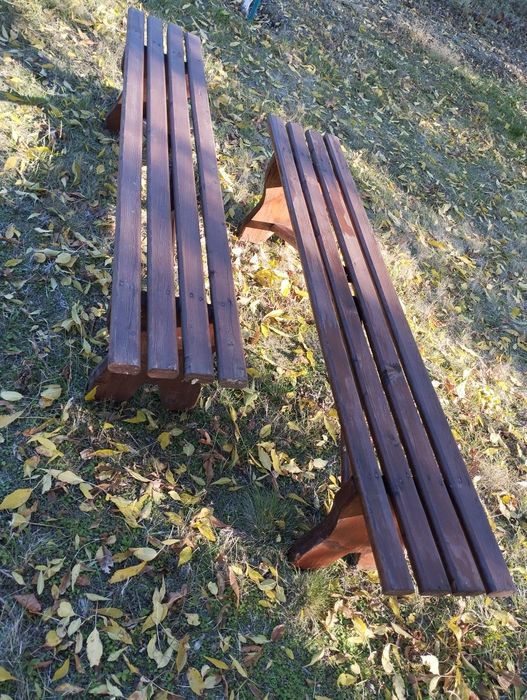 Дървени градински пейки