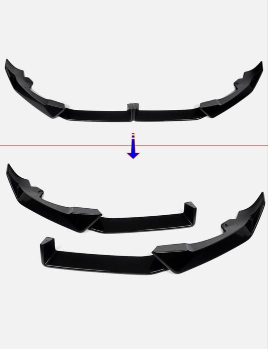 Prelungire lip fusta bara fata BMW G06 X6 2019-2023 non facelift