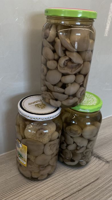 Продаются маринованные грибы! Синеножки и полевой белый гриб!