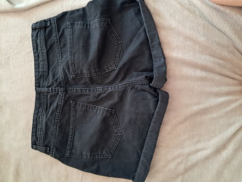 Черни къси дънки