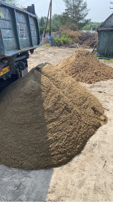 Гравий отсев песок глина