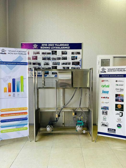 Suv quyish liniyasi / Линия розлива 20 Л / Розлив