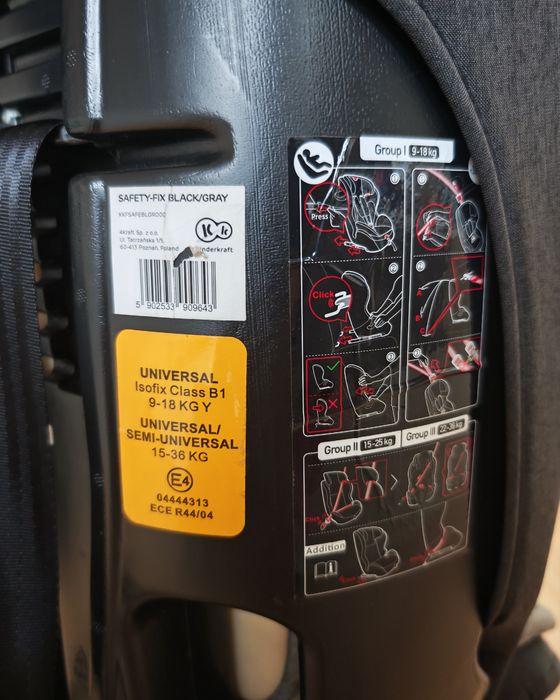 Столче за автомобил KinderKraft ISOFIX