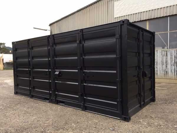Container de depozitare lateral deschis de 6 metri cu deschidere dublă