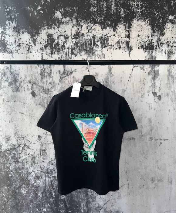 Tricou Casablanca - negru S / alb XXL - calitate PREMIUM