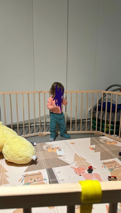 Tarc de joaca lemn copii LBM 8 elemente