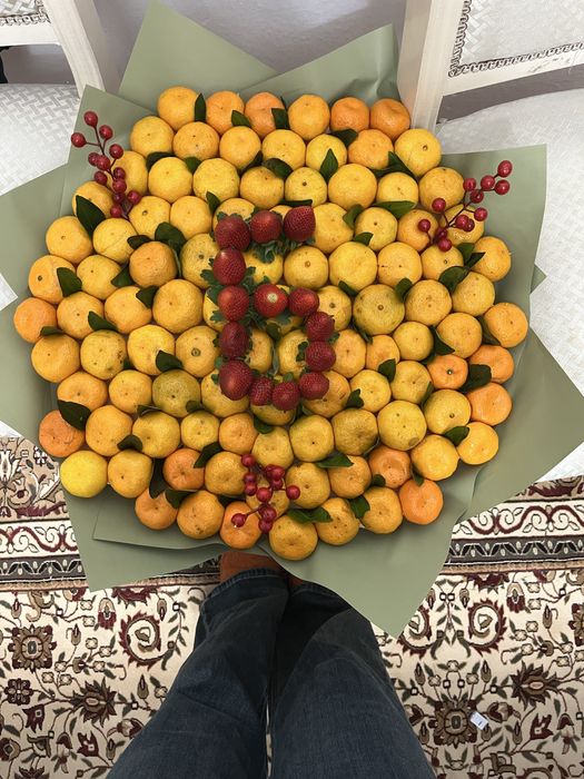 мандариновые букеты