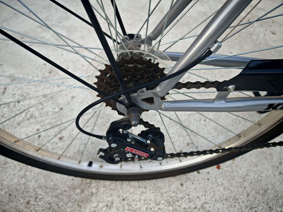 Bicicleta barbati, City, Kreativ K2813, 28 inch, frane V-brake, cu por