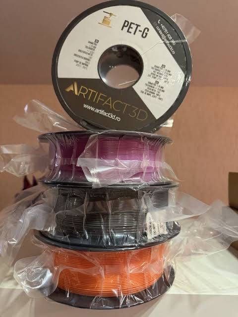 Vand Filament 3d PETG negru Artifact3d