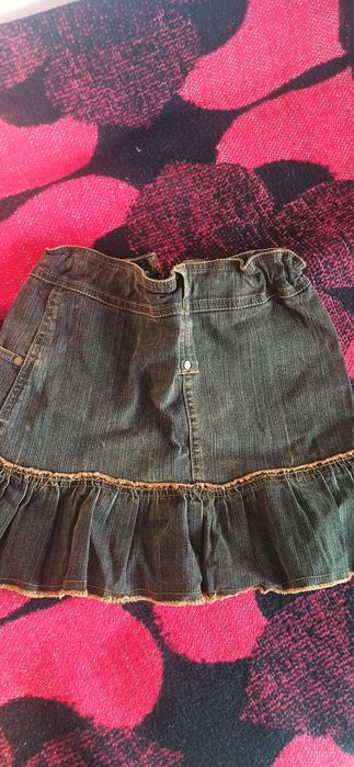 Мини дънкова пола