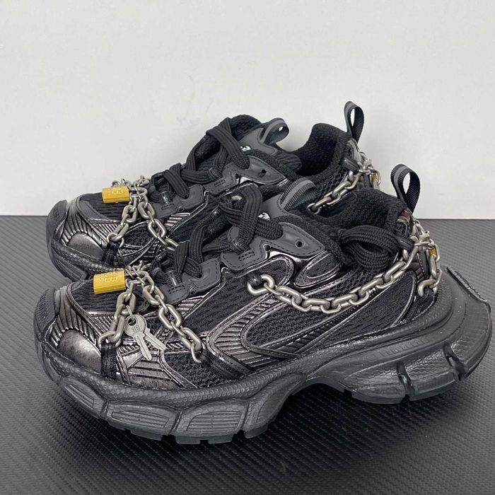 Balenciaga 3XL Sneaker With Chains And Charms Black