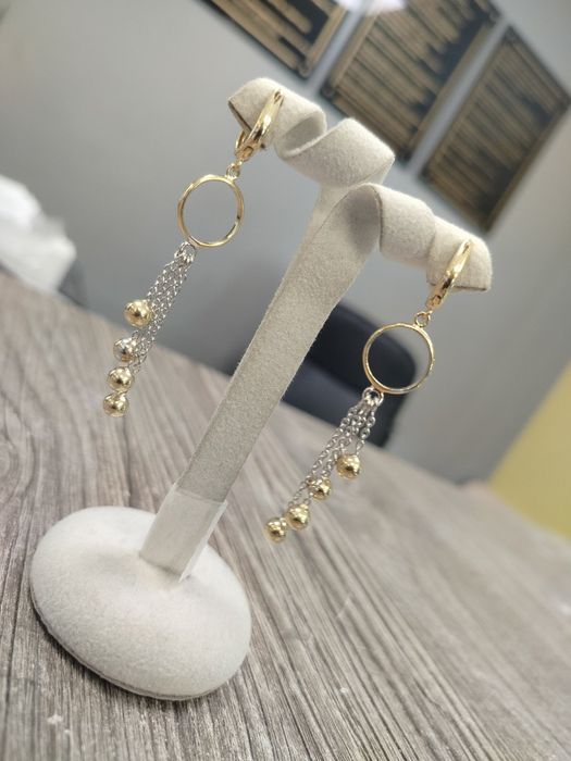 НОВИ Златни Обеци 6.38гр / 14К