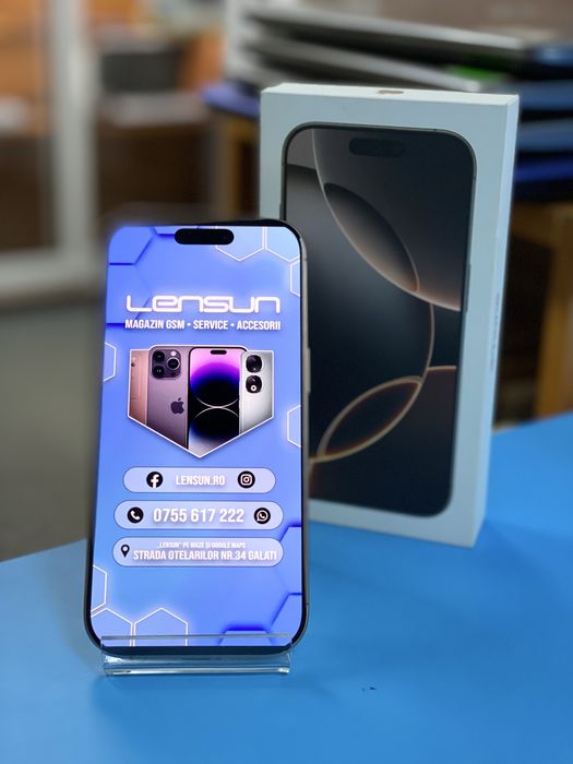 Apple iPhone 16 Pro CUTIE 100% 128GB, Garantie 12 luni | Lensun
