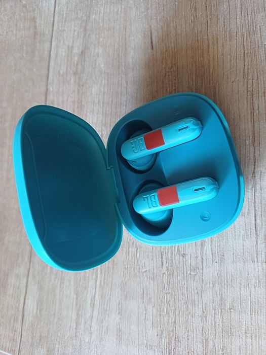 Безжични слушалки JBL - Vibe Flex 2, TWS, сини