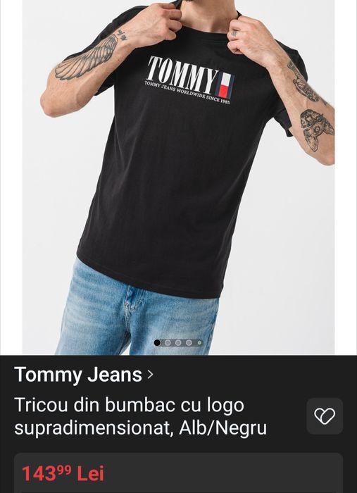 Tricou nou Tommy Jeans mărimea S