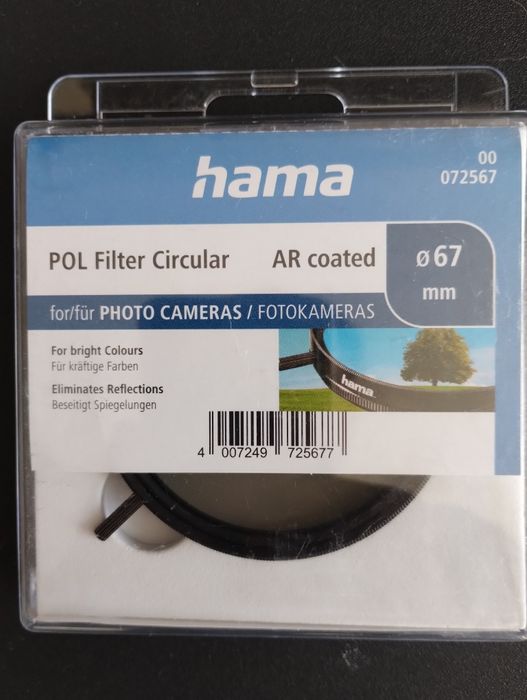Filtru de polarizare circulara Hama 67mm 72567