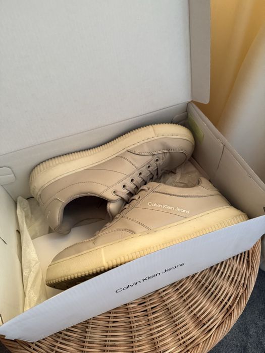 Sneakers Calvin Klein cu sireturi
