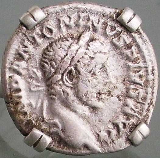 Брошка и пръстен с антични монети сребро