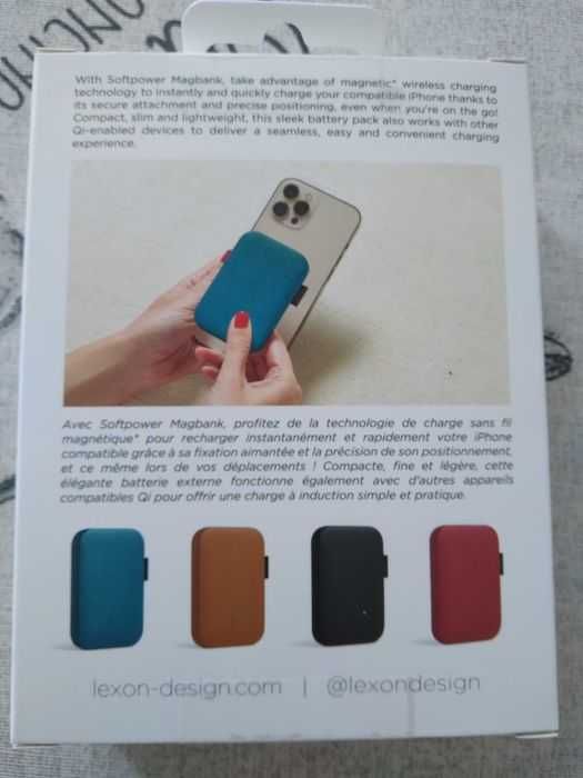 SUPER PREȚ! Baterie externă Wireles Powerbank Softpower Alain Berteau iphone 3000 mAh!