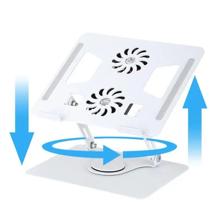 Подставка держатель для ноутбука 
С usb вентилятором