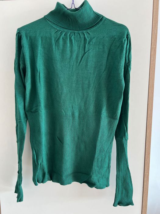 Bluza din tricot cu guler pe gât Orsay S