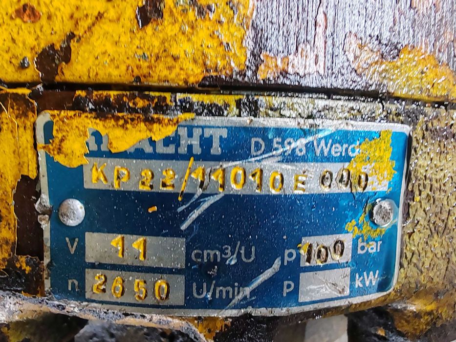 Pompa Hidraulica Kracht d598 Werdohl