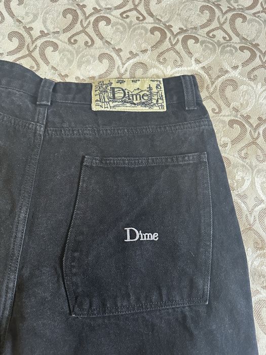 Джинсы черный Dime оверсайз
