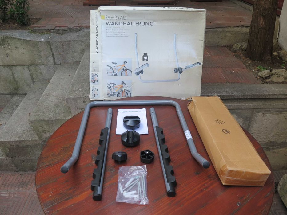 нова,Стойка за колело за стена, за 2 велосипеда