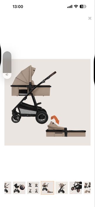 Carut 3in1 pentru bebelusi