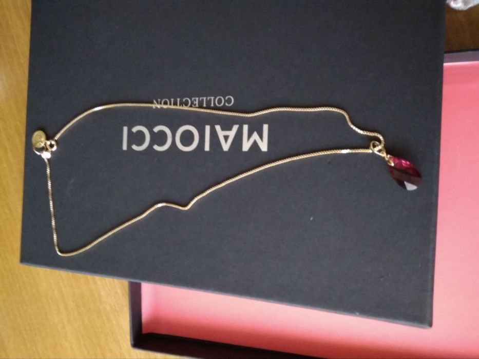 Ръчно изработено колие Maiocci с кристал