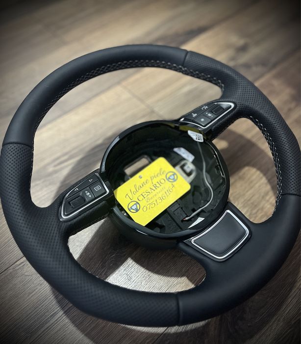Volan piele naturala Audi Q3,Q5,Q7,A1,A3,A4,A5,A6