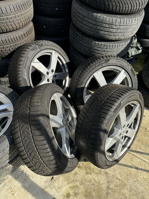 Anvelope iarna 245 45 18,jante aliaj VW Passat,Skoda Superb
