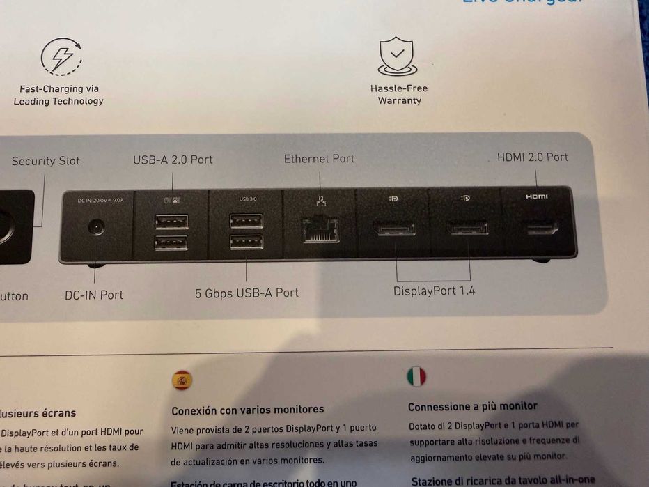 Thunderbolt 4 док станция Anker 568