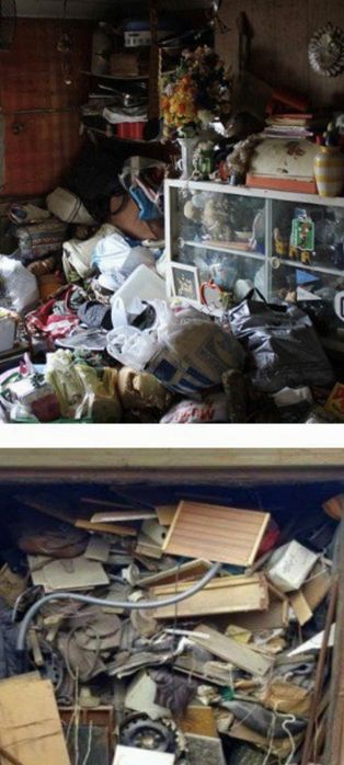 Вывозим старые вещи