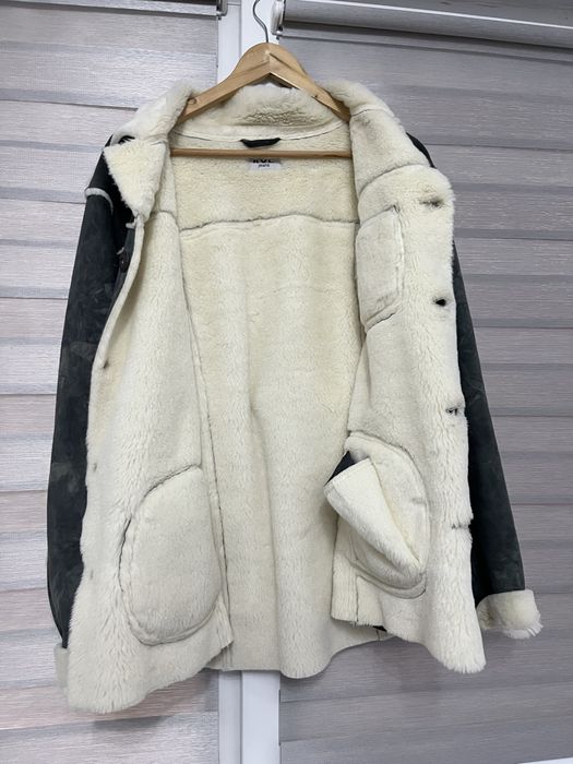 Haină blană naturală bărbați/RVL Jeans‼️