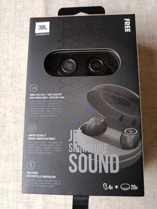 Нови неразопаковани слушалки JBL freex bt