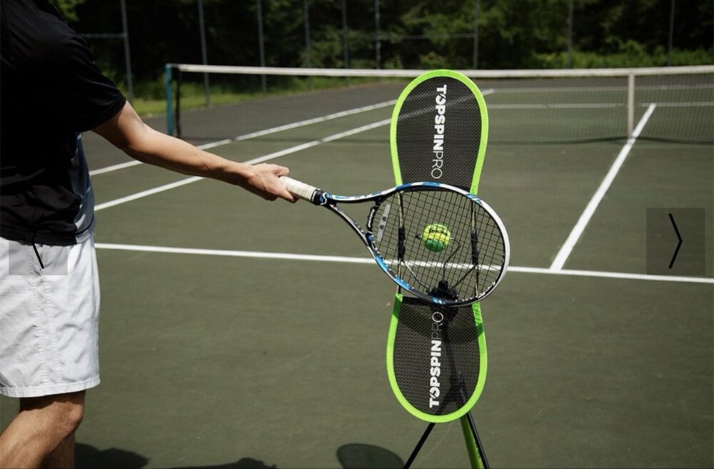 Aparat antrenament tenis TOPSPINPRO – pentru exersarea loviturilor
