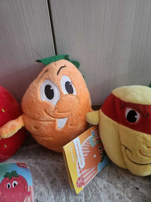 Плюшени играчки плодове и зеленчуци