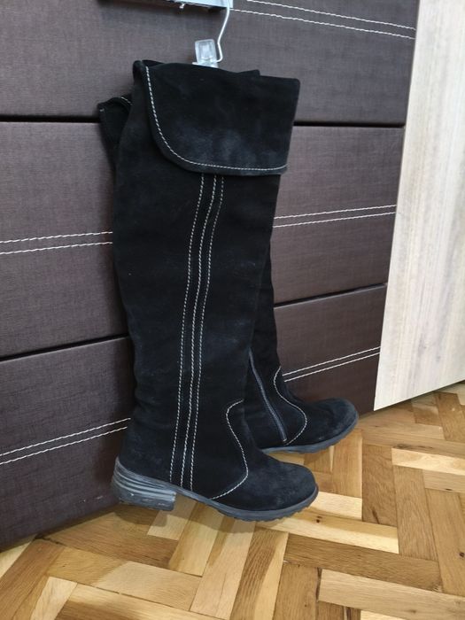 Зимни ботуши над коляното регулируеми