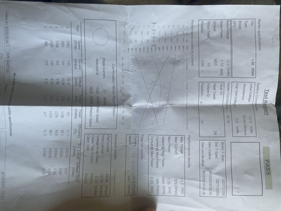 Стартер новый нексия