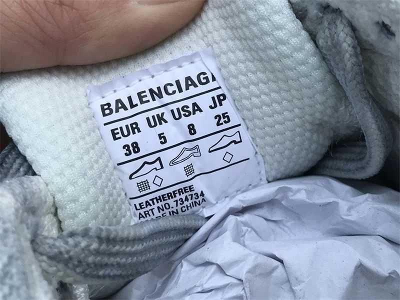 Balenciaga 3XL Off White Black/Dark Grey
