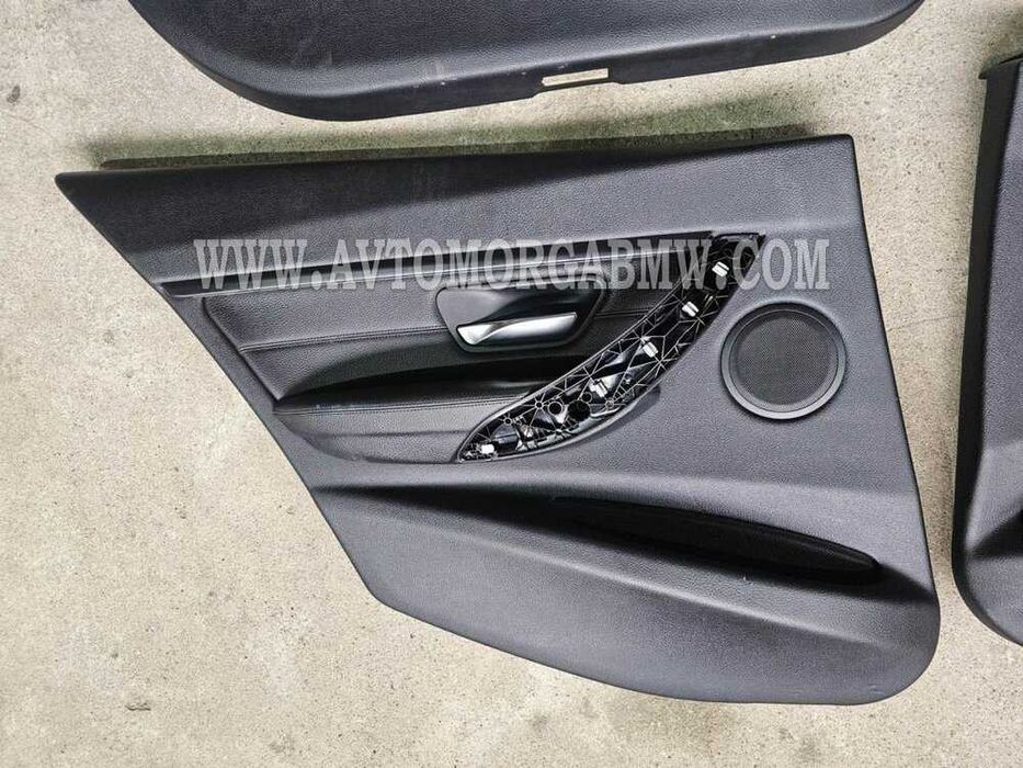 БМВ Ф30 3 серия Черен кожен рекаро салон БМВ BMW F30