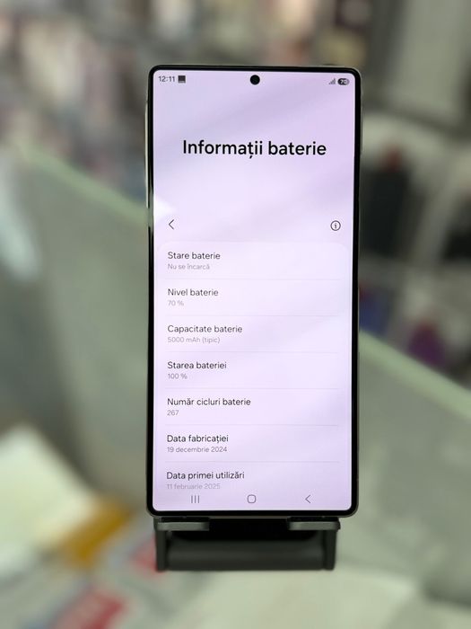 Samsung S25 Ultra - Memorie 512 GB - Sănătate baterie 100% - Impecabil