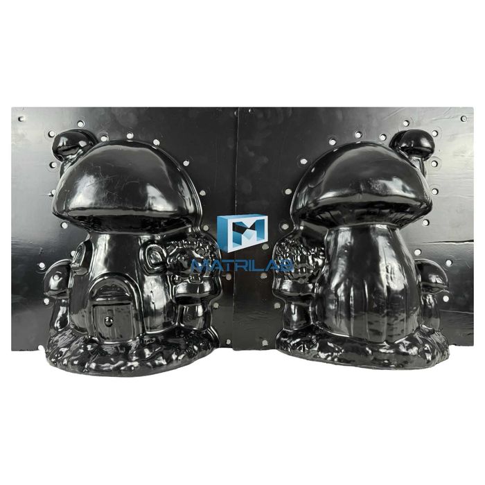 Matrite fantana decoratiuni gradina pitici leu ciuperci alba ca zapada