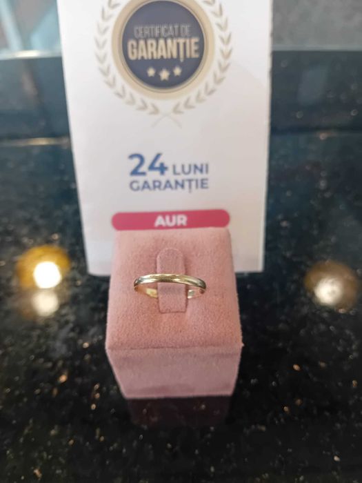 Inel aur 14k 0.76g marimea 16/56 (Iulius Mall)(B-796.6) Garantie 2 ani!