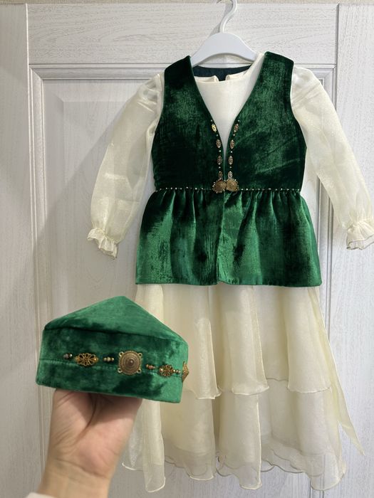 Ұлттық киім қыз балаға әдемі