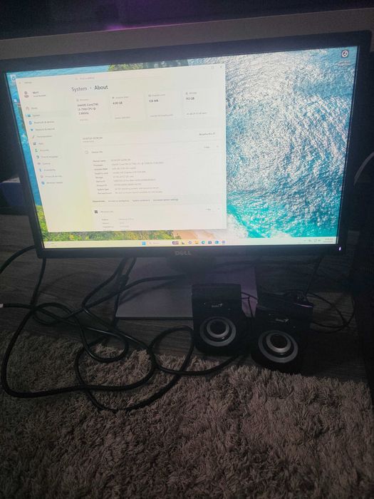 Sistem pc+monitor+boxe+tastaura+mouse