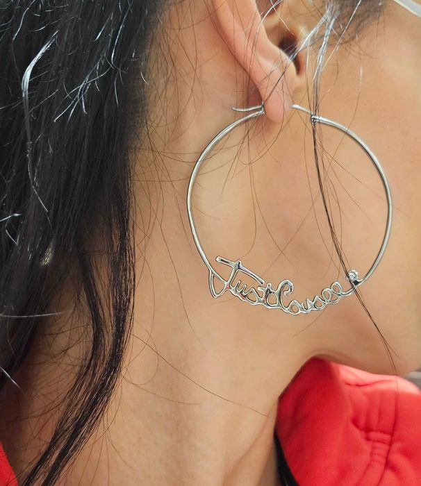 Оригинални обици JustCavalli с лого